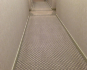 Detail of Residential Corridor Carpet- BEFORE